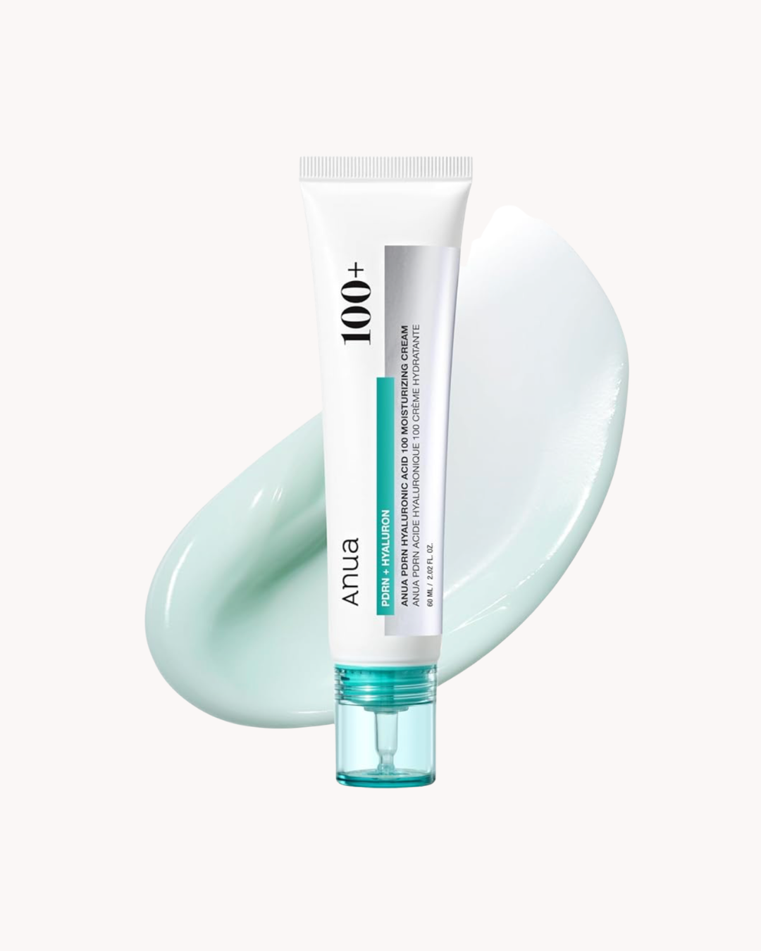 Anua PDRN Hyaluronic Acid 100 Moisturizing Cream — Creme Hidratante com PDRN e Ácido Hialurônico 60 ml