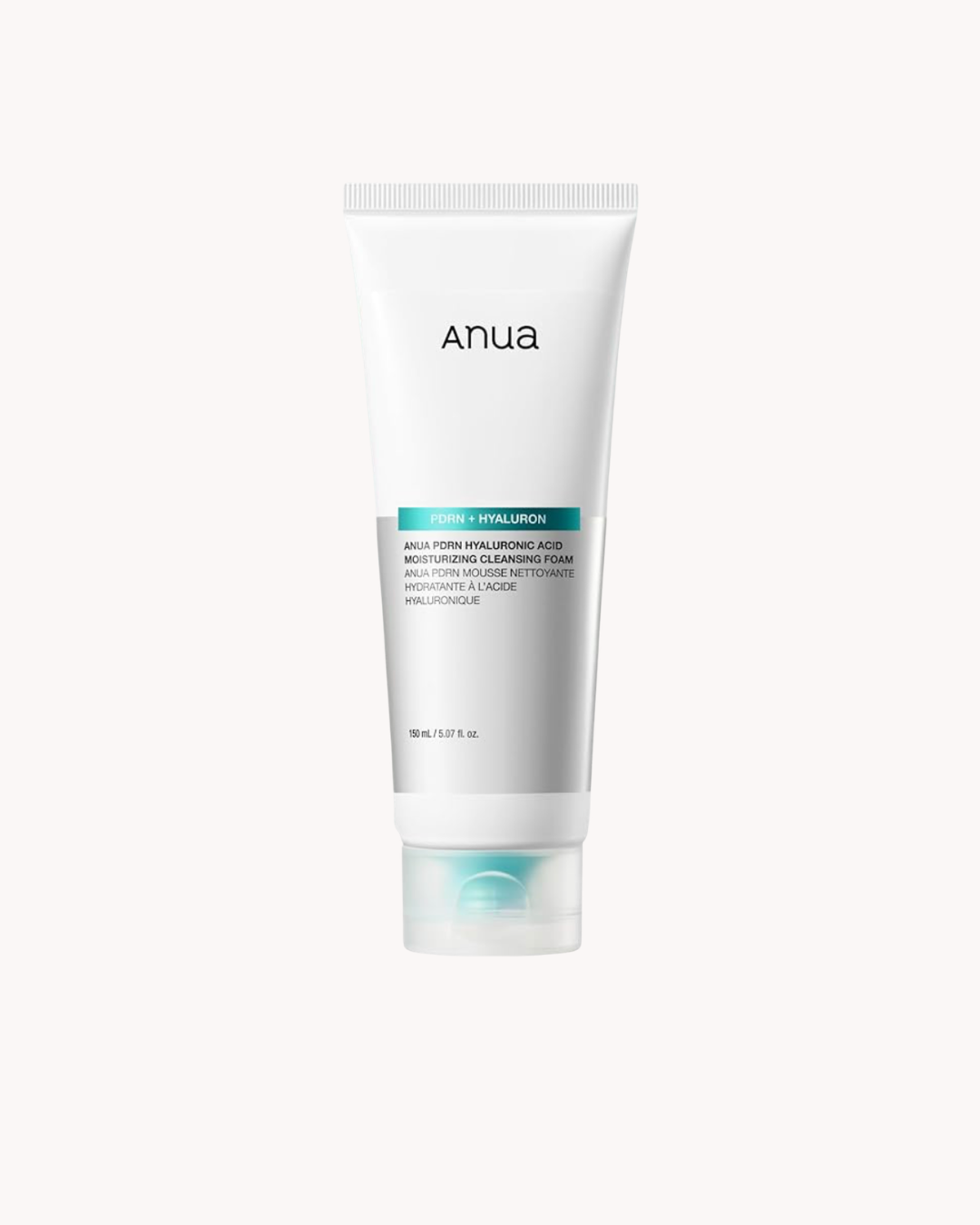 Anua PDRN Hyaluronic Acid Moisturizing Cleansing Foam — Espuma de Limpeza Facial Hidratante 150 ml