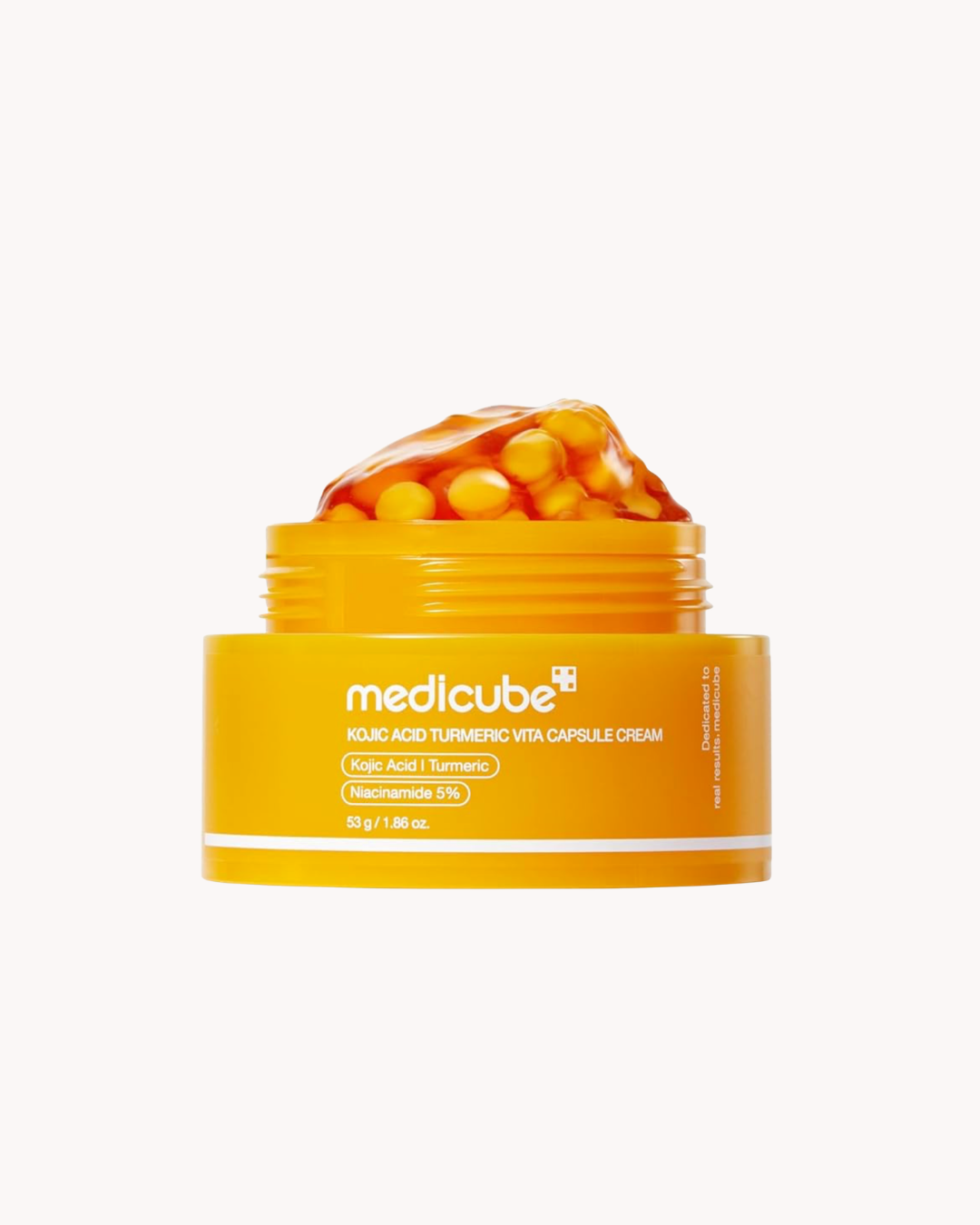 Medicube Kojic Acid Turmeric Vita Capsule Cream — Creme Iluminador para Tom Uniforme com Cápsulas 53 g