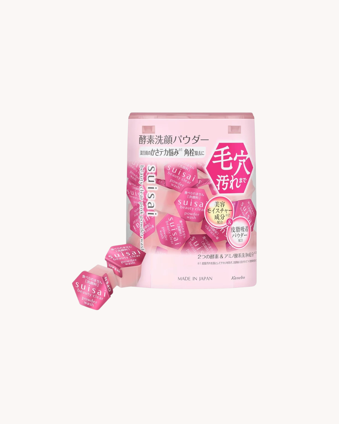 Suisai Beauty Clear Pink Powder Wash — Pó de Limpeza Facial Enzimático